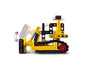Lego Technic Bulldozer mit beweglichem Arm und Kettenlaufwerk.