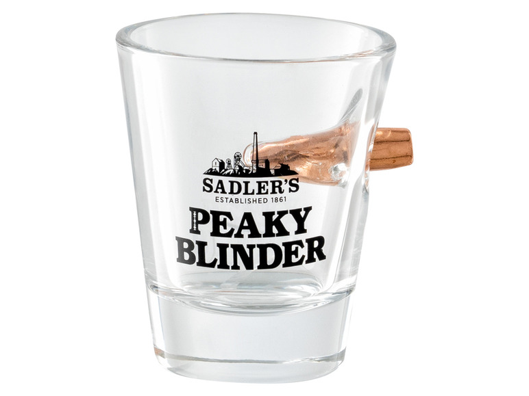Hochstufung Sadler\'s Peaky Blended und Blinder mit Whiskey Irish Vol Glas Geschenkbox 40