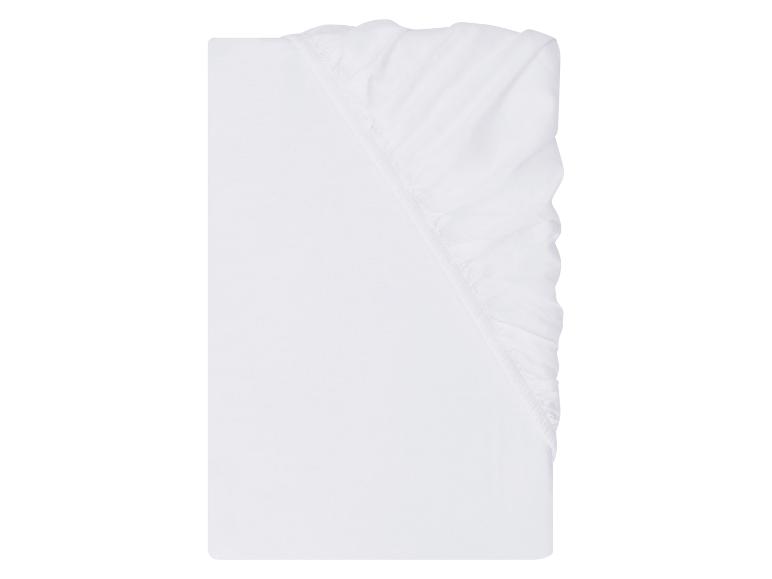 Satin-Spannbettlaken, 180-200 x 200 cm