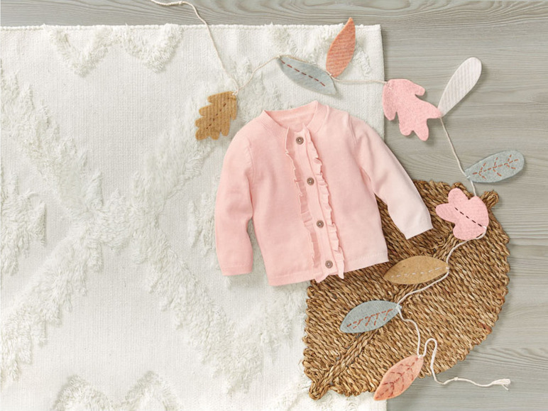 Gehe zu Vollbildansicht: lupilu Baby Mädchen Strickjacke, aus reiner Bio-Baumwolle - Bild 10