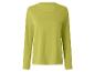 Damen Langarm-T-Shirt in Limettengrün