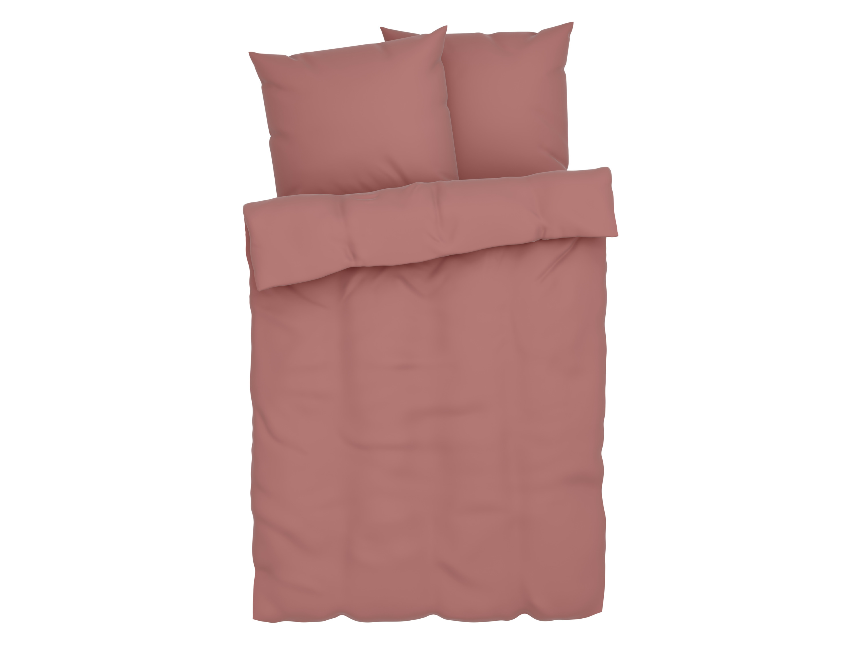 LIVARNO HOME Musselin-Bettwäsche, 200 x 220 cm (Rose)""