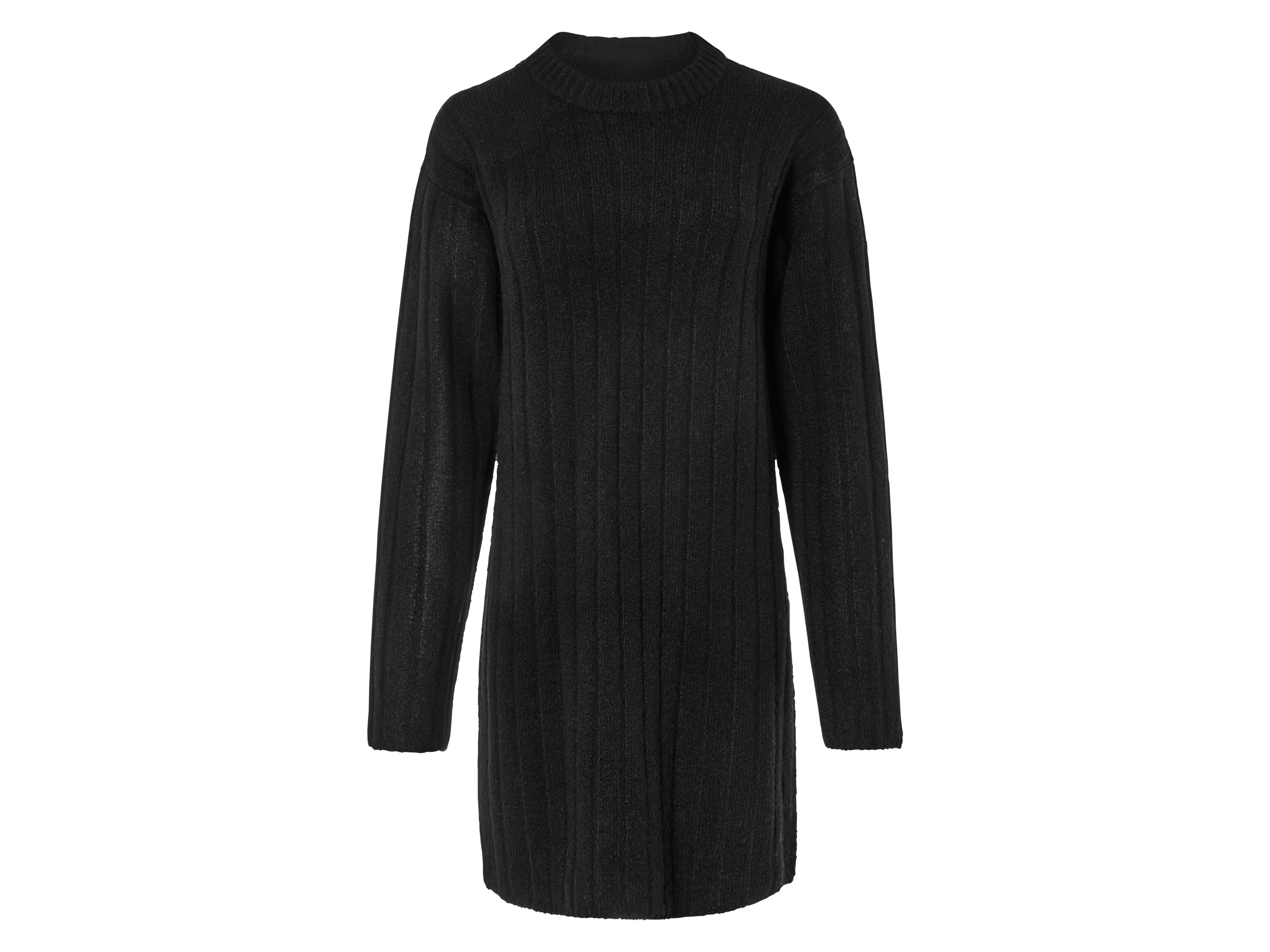 ESMARA® Damen Strickkleid (Schwarz, XS(32/34))
