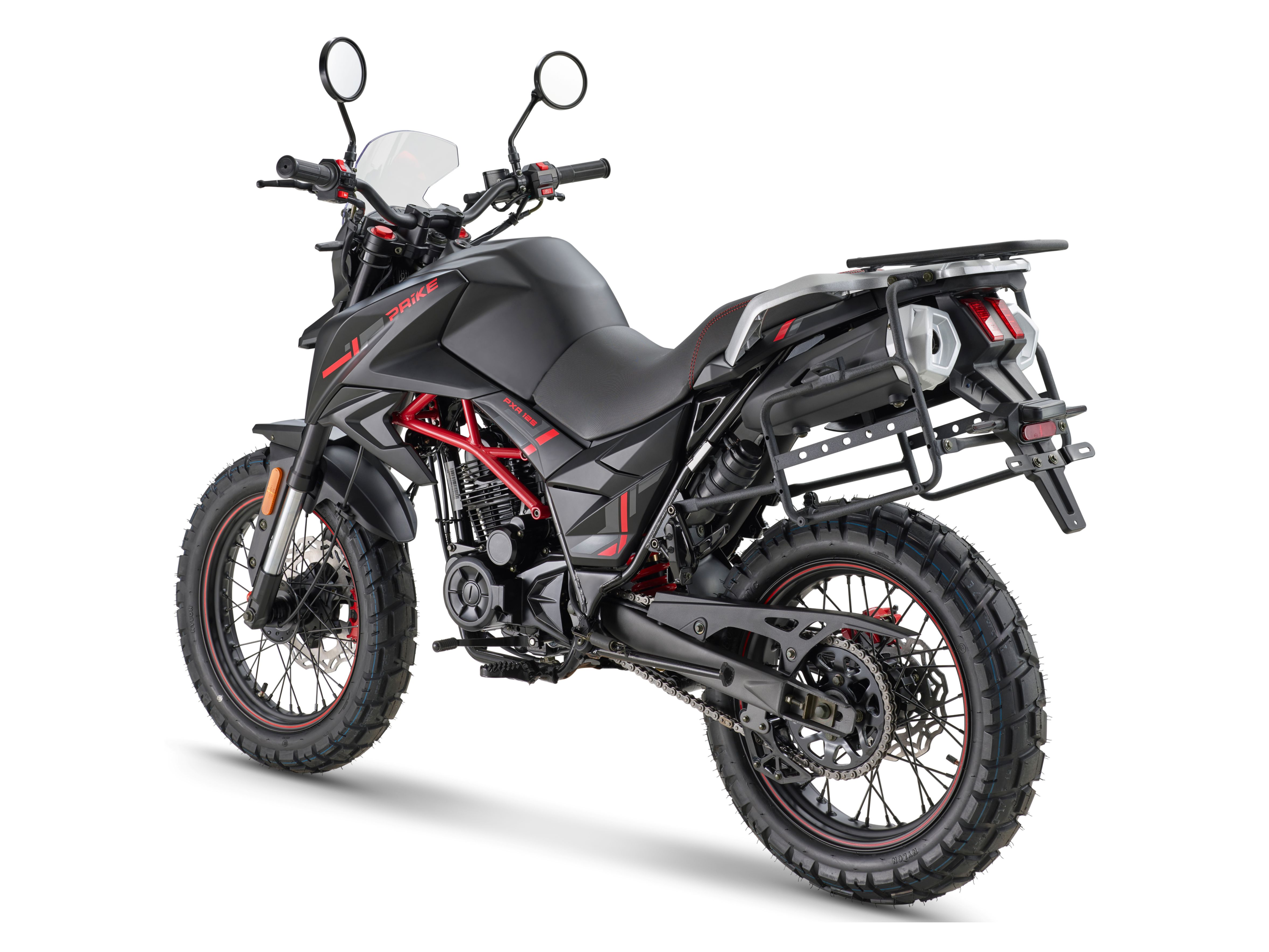 PRIKE Motorrad PXA 125 Adventure, E5+, 124 ccm, 85 km/h, Euro 5+, 7,3 kW, 9,9 PS, CBS, 125er Reise-Enduro, digitales Cockpit – Bild 3 von 4