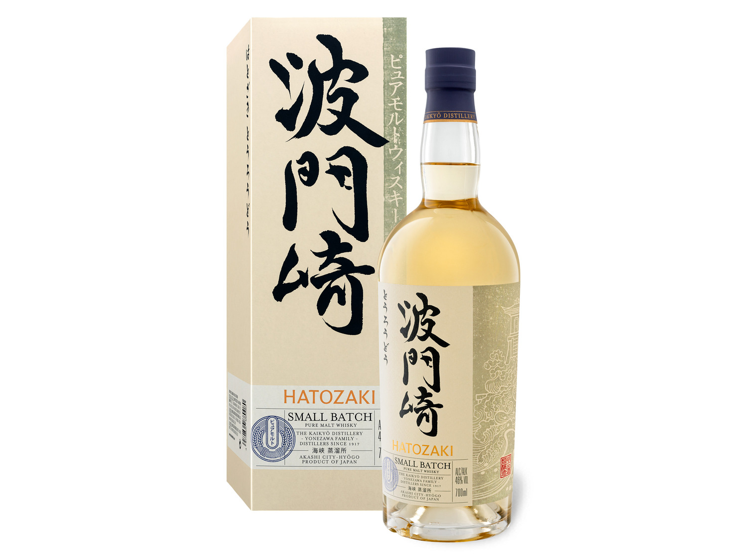Kaikyō Hatozaki Pure Malt Japanese Whisky mit Geschenk…