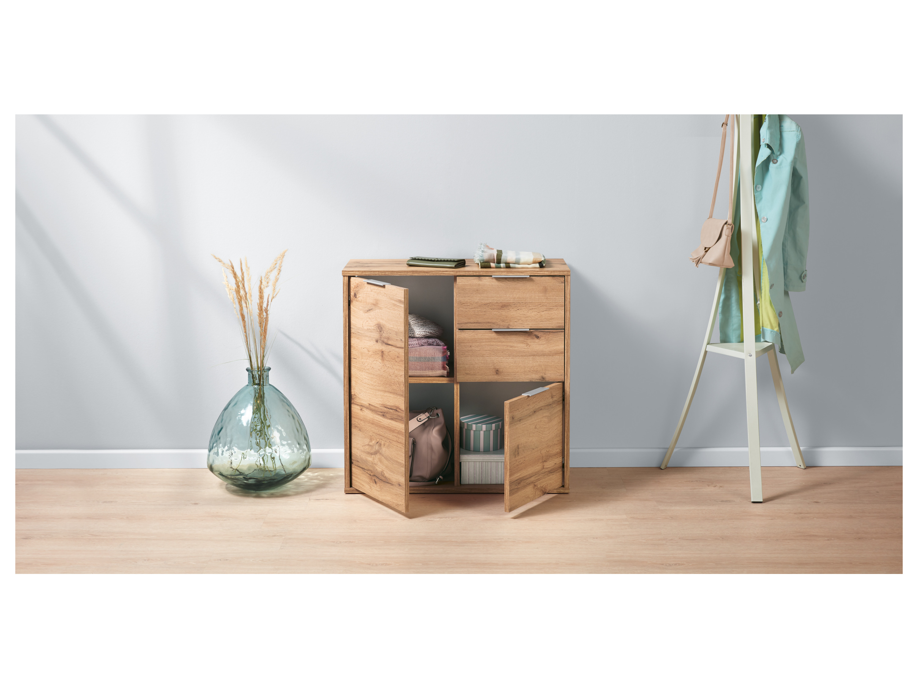 Thumbnail - LIVARNO home Kommode »Verona«, mit Griffe in Mattsilber-Optik