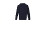 Dunkelblaues Langarm-Poloshirt für Kinder, Rückansicht