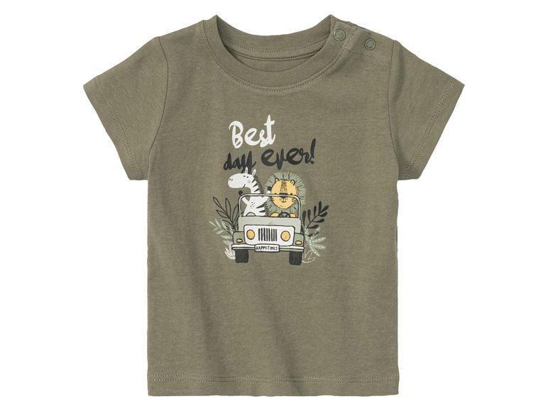 Gehe zu Vollbildansicht: lupilu® Baby T-Shirts, 2 Stück, aus reiner Bio-Baumwolle - Bild 3