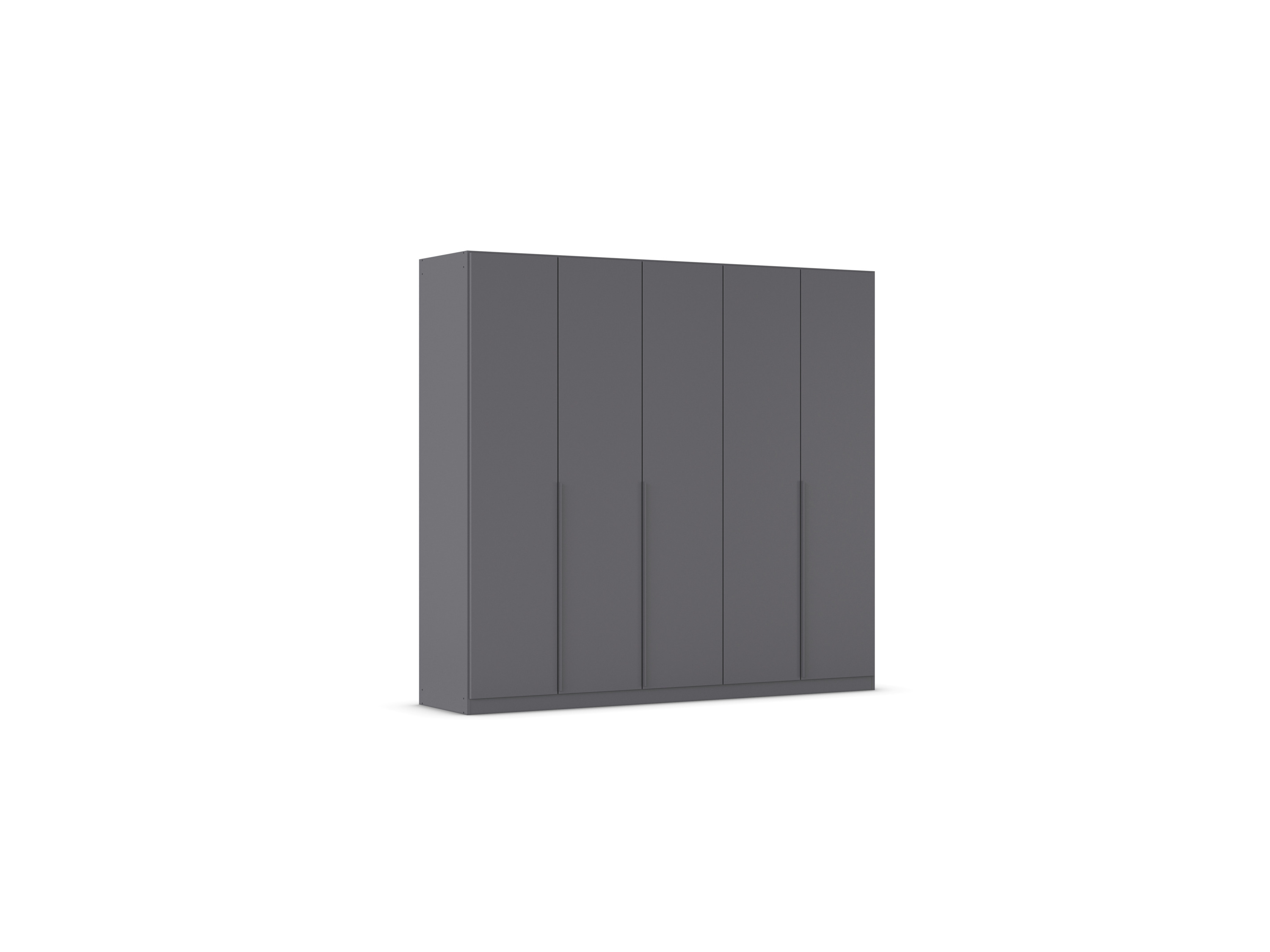 RAUCH ORANGE Drehtürenschrank Alabama (Premium-Zubehör, Graumetallic, Griffe Grau, 226 x 229 cm) – Bild 3 von 4