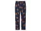 Marineblaue Pyjamahose mit Weihnachtselch-Print