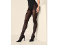 Damenstrumpfhose mit Schleifenmuster und High Heels.