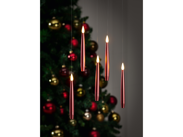 Christbaumkerzen hängend LED, mit Fernbedienung