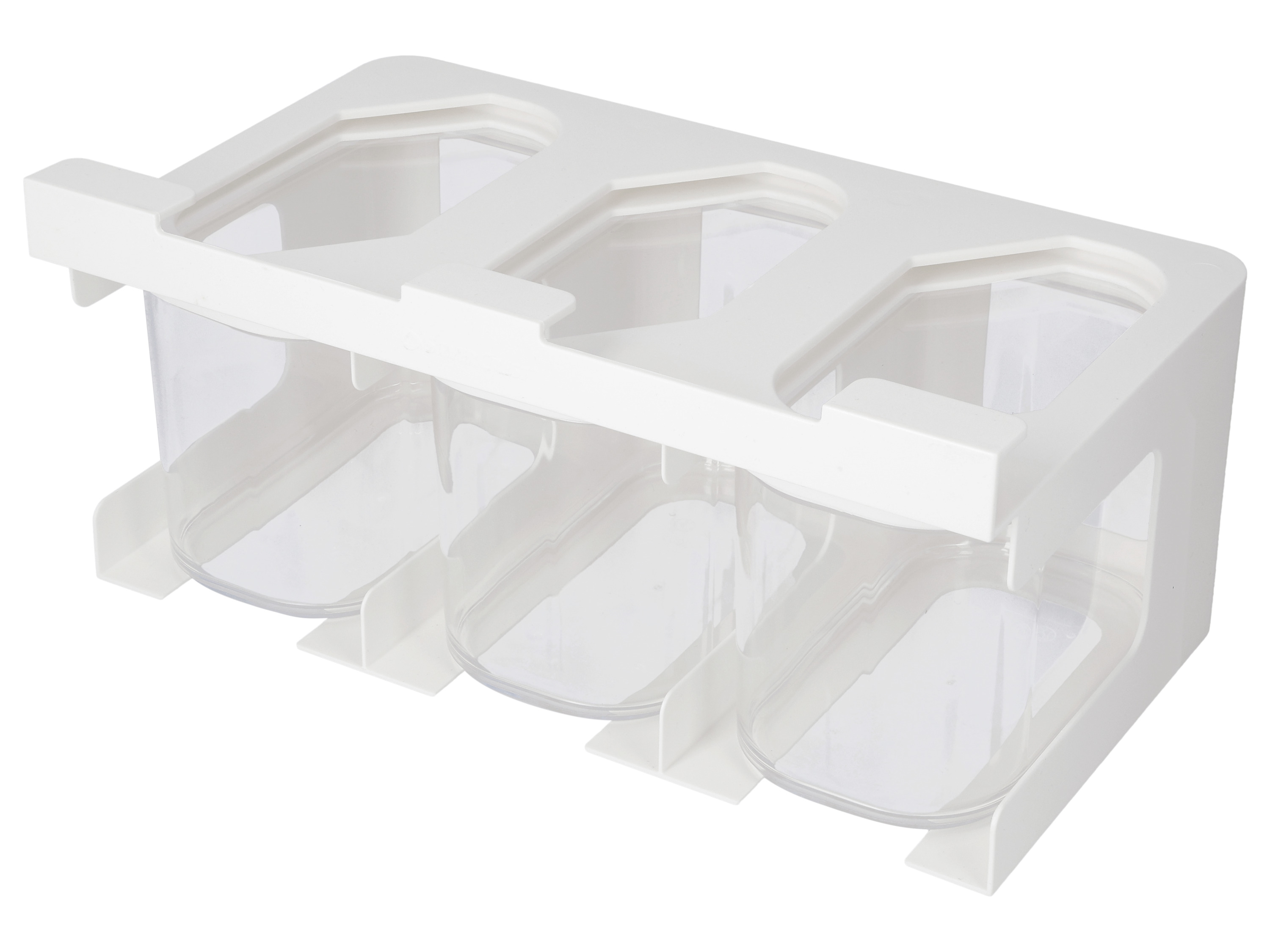 SILVERCREST® Vorratsdosen-Sets mit Ansteckregal (Unterregal Aufbewahrung)