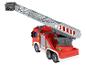 Rotes Spielzeug-Feuerwehrauto mit ausziehbarer Leiter