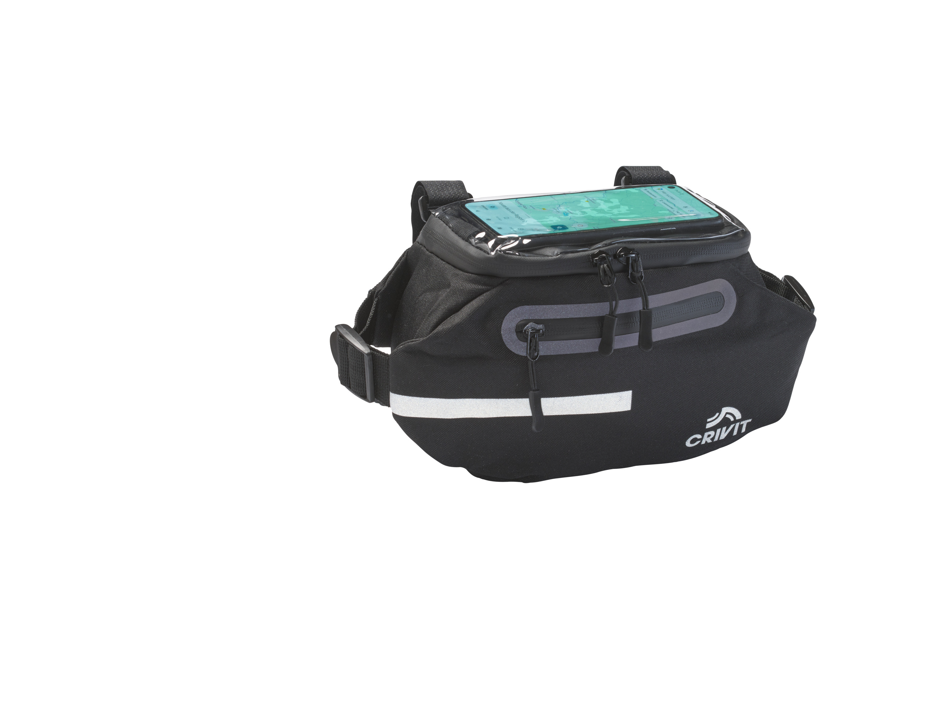 Thumbnail - CRIVIT Fahrrad Lenkertasche /Doppel-Rahmentasche / Gepäckträgertasche (Lenkertasche)