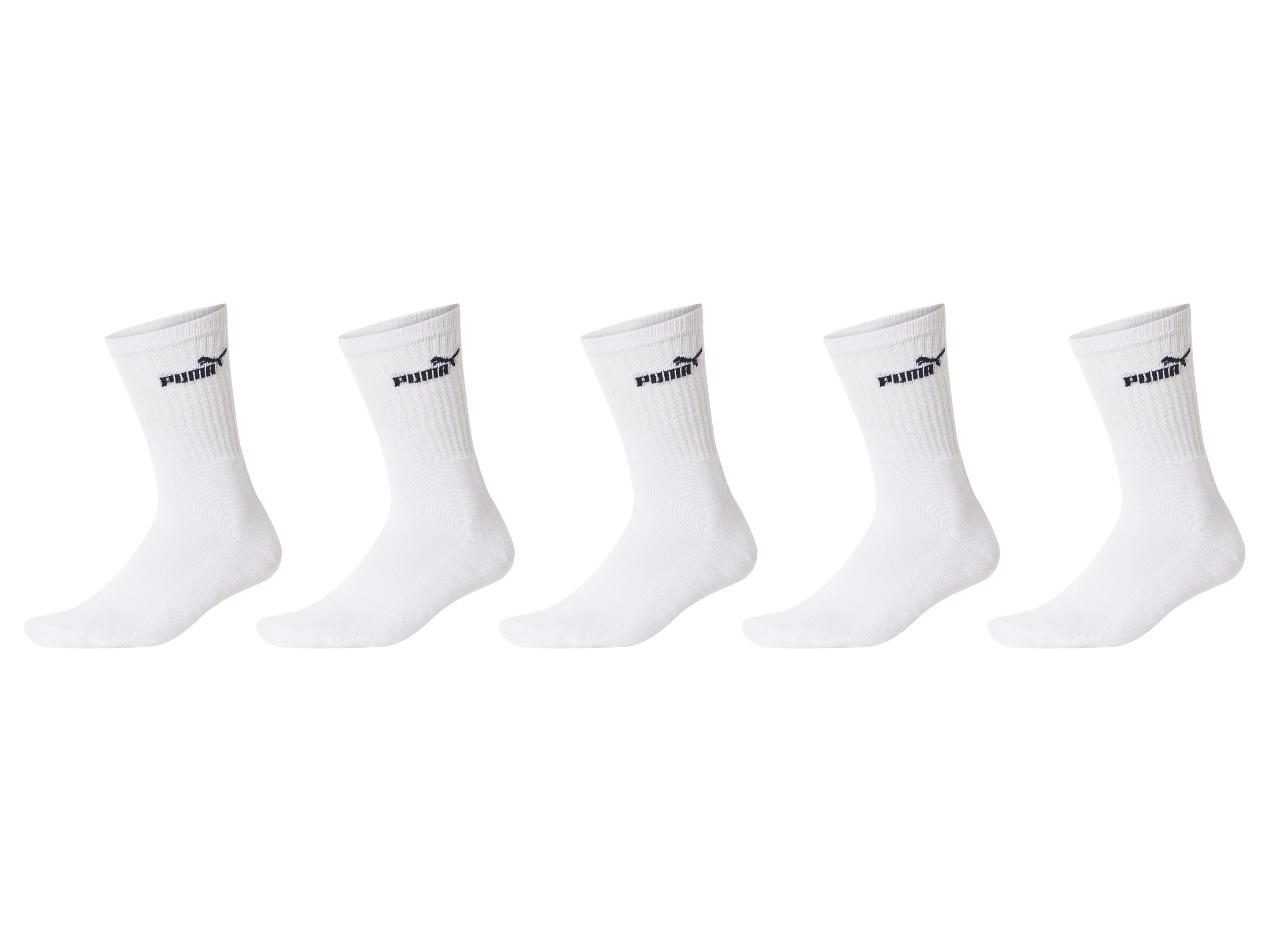 Thumbnail - Puma Unisex Socken Sport, 5 Stück (Weiß, 35-38)