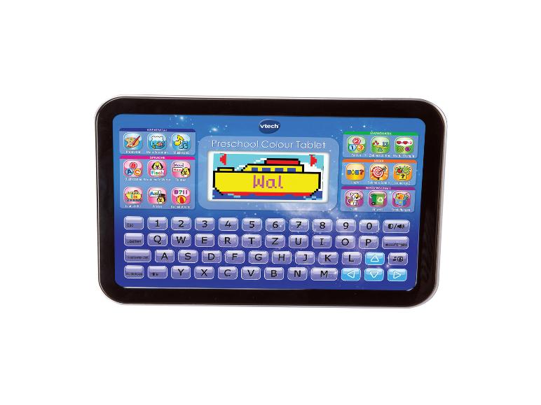 Interaktives Lern-Tablet für Kinder mit Spielen zu Kreativität, Sprache, Mathematik, Logik und Wissenschaft.