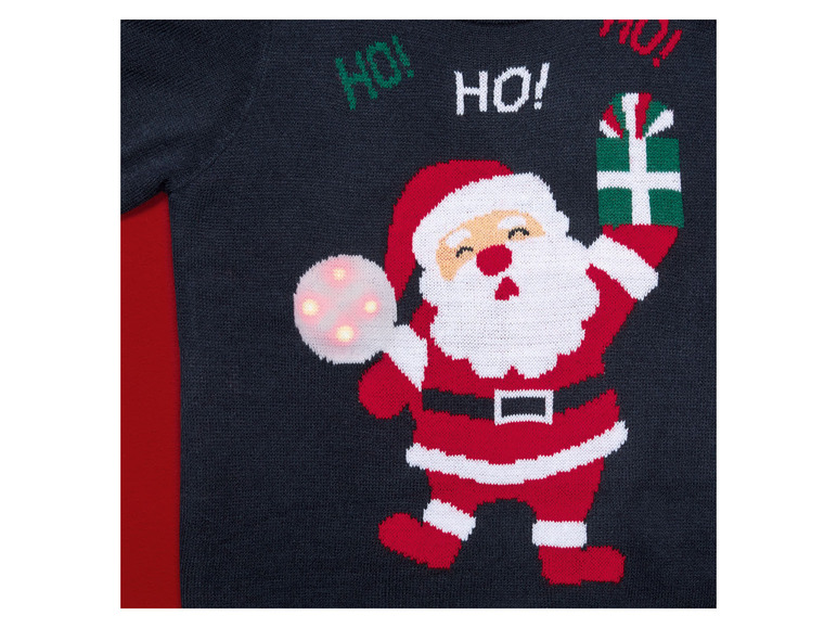 Gehe zu Vollbildansicht: lupilu® Kleinkinder Jungen Pullover mit coolem Weihnachtsmotiv - Bild 8