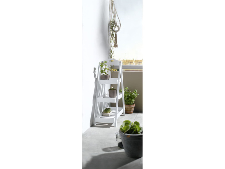 Gehe zu Vollbildansicht: LIVARNO home Pflanzentreppe, mit eingefassten Ablagen - Bild 6