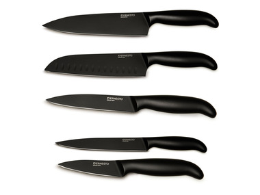 ERNESTO® Edelstahl Messer, mit ergonomischem Griff