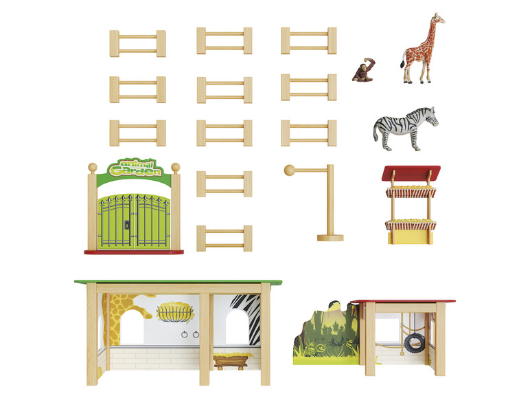 Gehe zu Vollbildansicht: Playtive Set Bauernhof / Feenbaum / Zoo, aus Holz - Bild 14