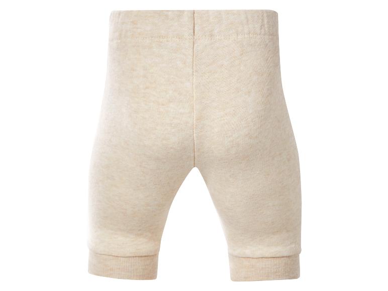 Beige Babyhose mit elastischem Bund und Bündchen