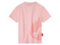 Rosa T-Shirt mit Flammen-Print