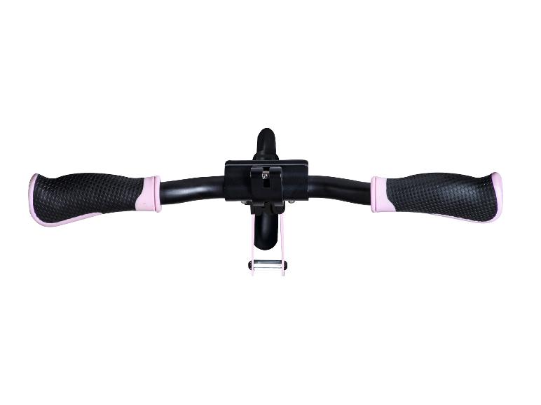 Schwarz-rosa Rollerlenker mit strukturierten Griffen