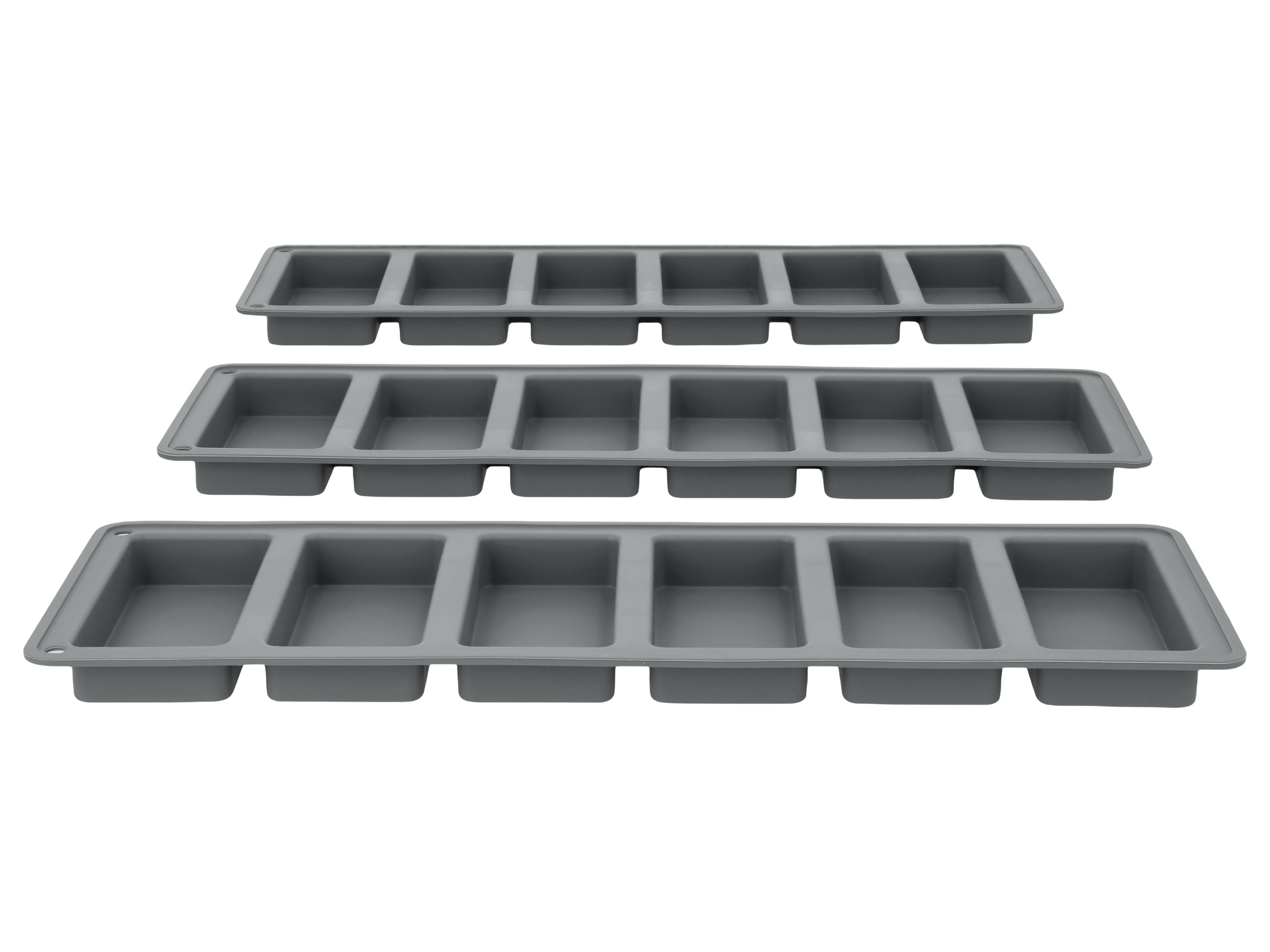 SILVERCREST® Silikon-Riegelformen-Set / Silikon-Backmatten-Set, 3- bzw. 4-teilig (Riegelbackformen 3er Set)""
