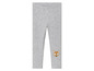 Graue Leggings für Kinder mit einem Fuchs-Motiv.