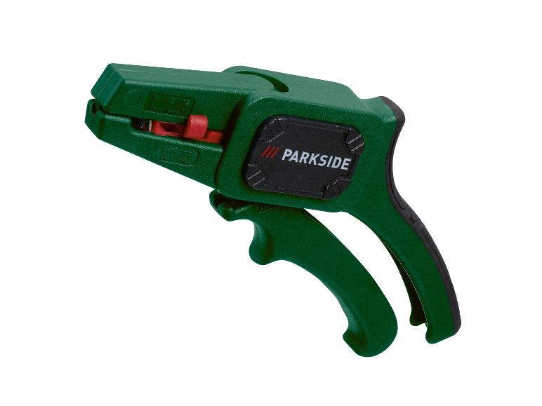 Ein grüner Parkside-Drahtstripper.