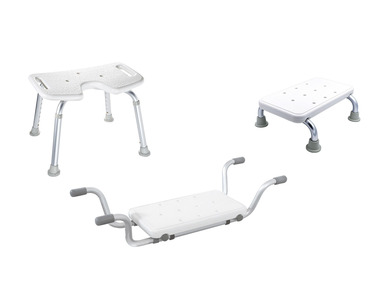 Ridder - Duschhocker / Steighilfe / Badewannensitz, Aluminium