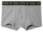 Graue Boxershorts mit 'Keep it real' Band.