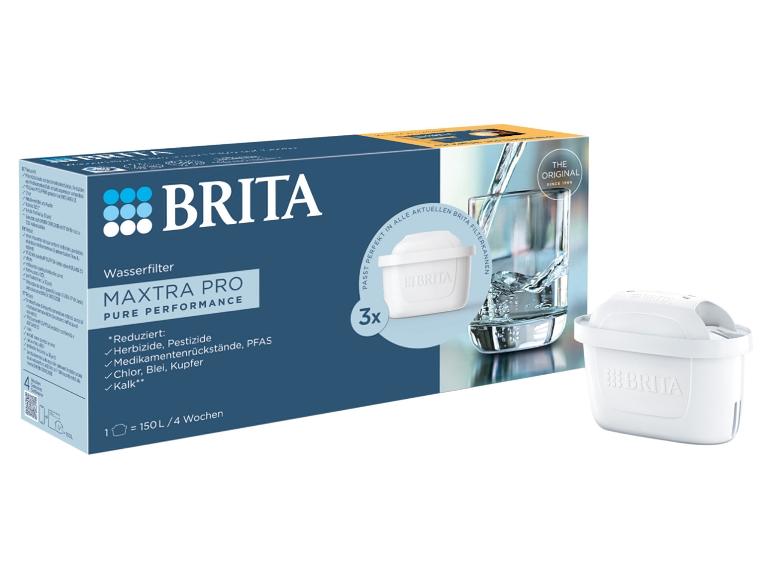 Wasserfilterbox mit 3 Maxtra Pro Filtern, reduziert Herbizide, Pestizide und Kalk.