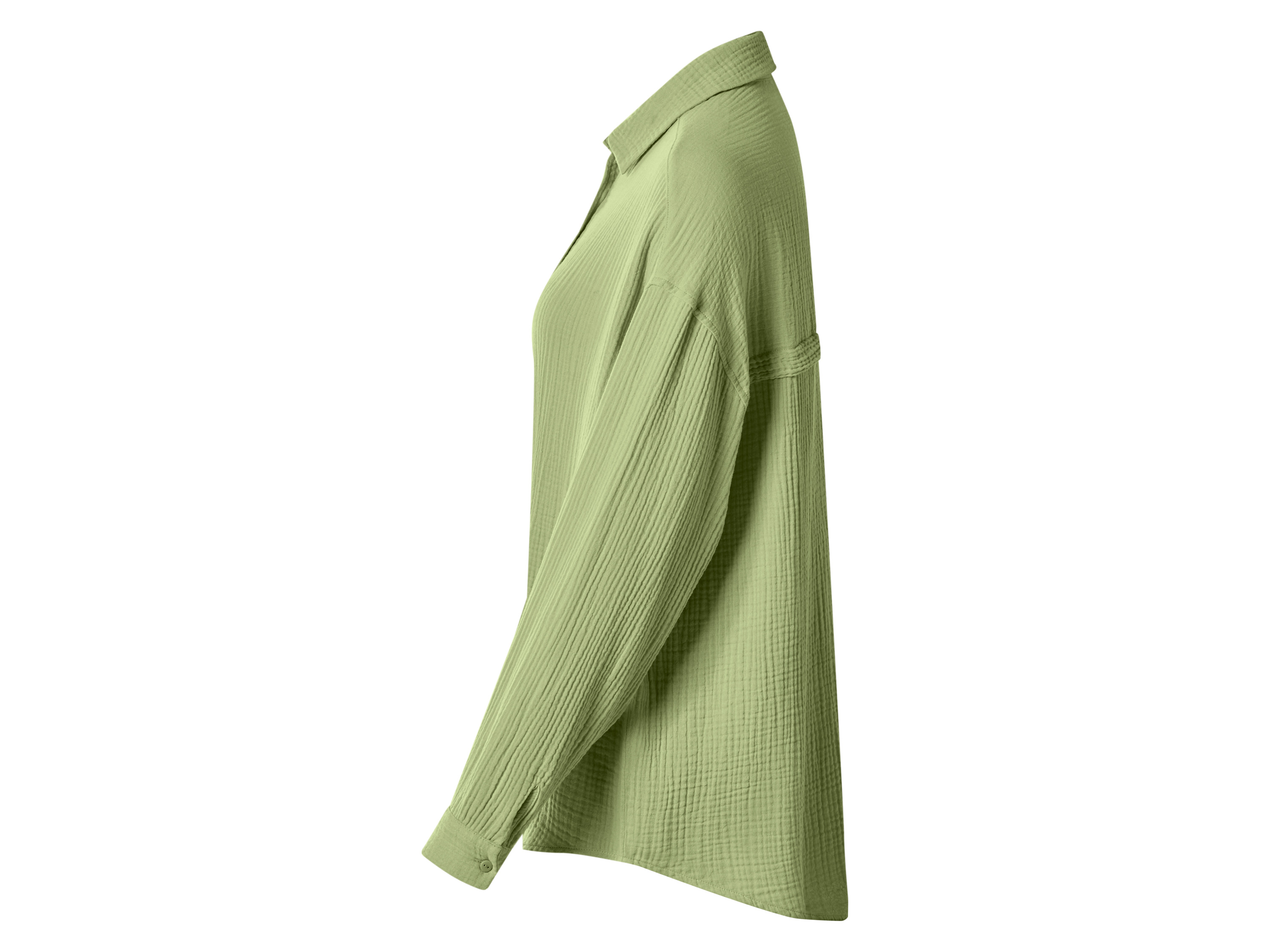 ESMARA® Damen Musselin-Bluse (Grün, XS(32/34)) – Bild 4 von 4