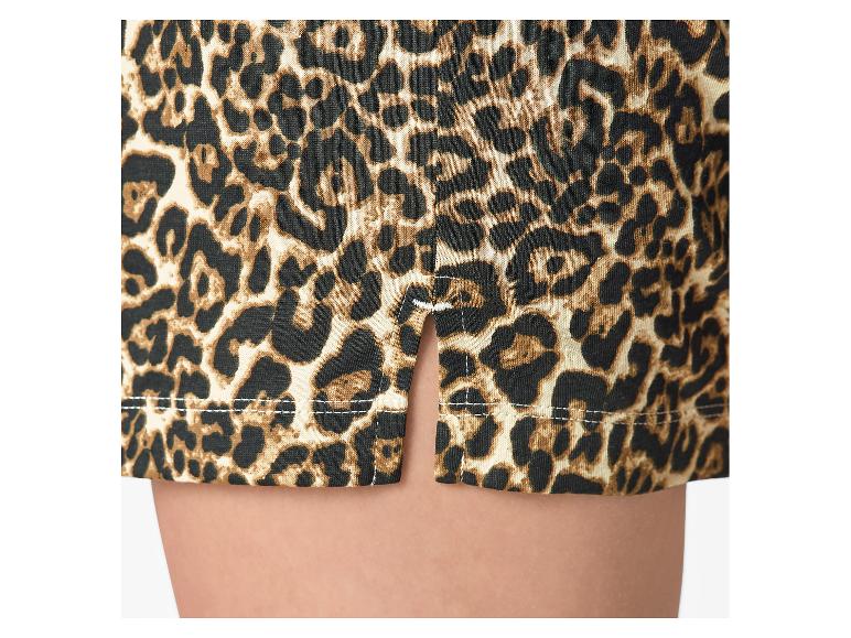 Damen-Shorts mit Leopardenmuster