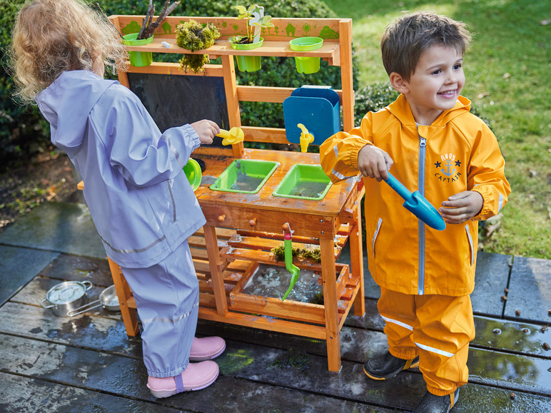 Gehe zu Vollbildansicht: Playtive Outdoorküche für Kinder, Spielküche aus Echtholz - Bild 2