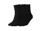 Set aus fünf einfachen schwarzen Socken