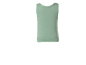 Grüner Baby-Body, Rückansicht.