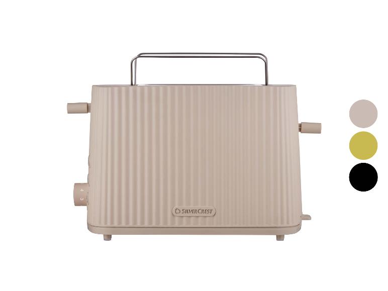 SILVERCREST Toaster in Beige, mit vertikalen Rillen