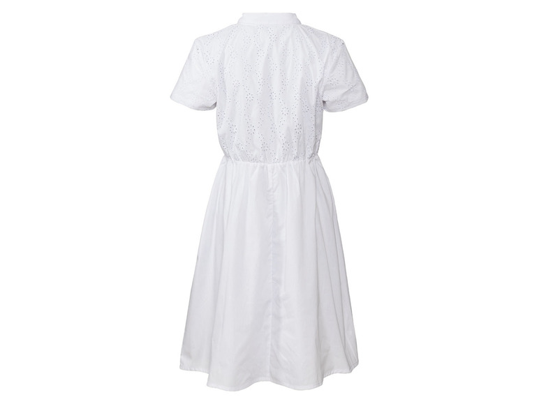 Gehe zu Vollbildansicht: esmara® Damen Midi-Kleid, sommerlich leicht, mit Lochstickerei - Bild 11