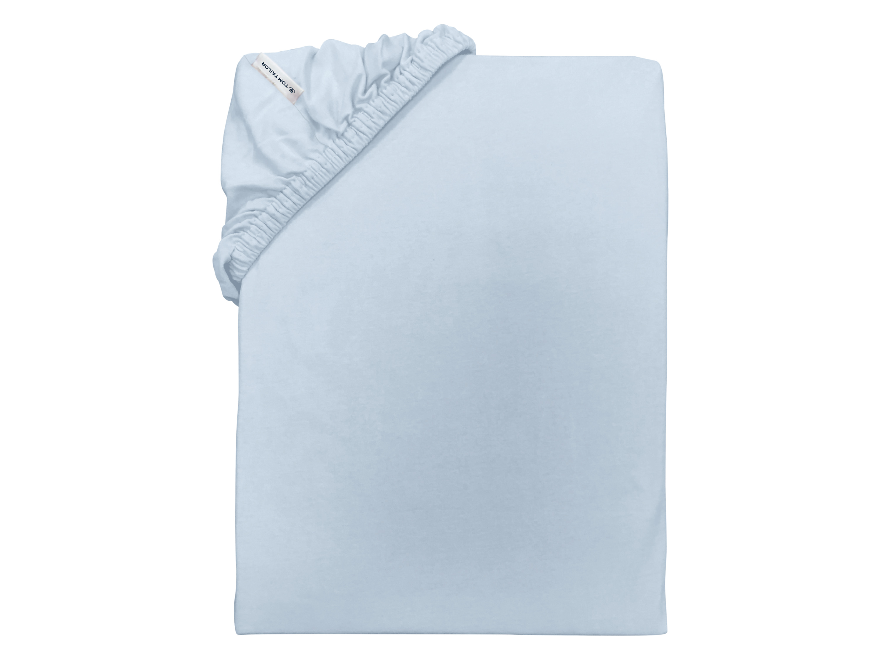 TOM TAILOR Jersey-Spannbettlaken, 90-100 x L 200 cm (Hellblau)""