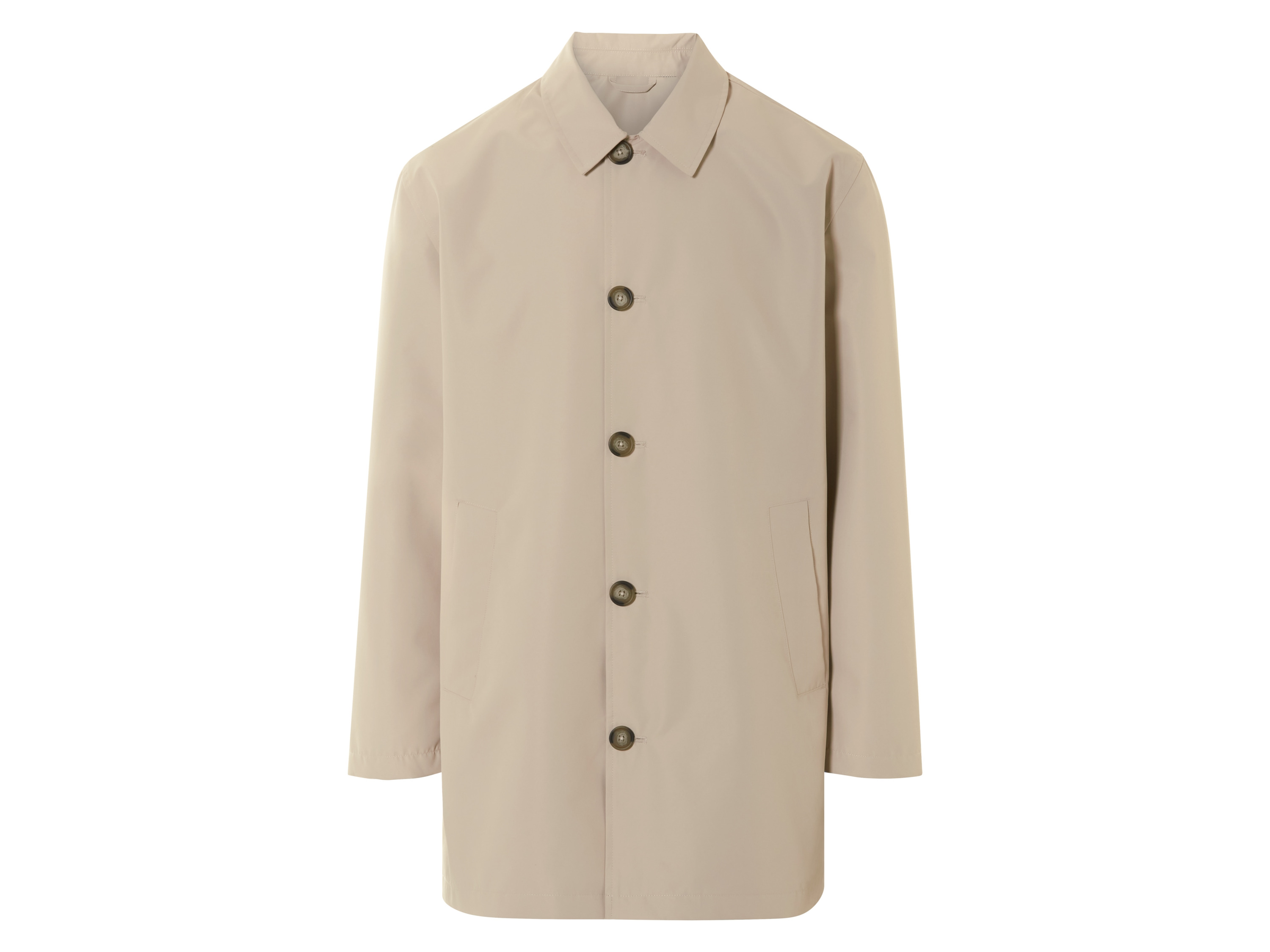 LIVERGY® Herren Trenchcoat (Beige, XL (56/58))““ | dass ein Textil- oder Lederprodukt auf mehr als 300 Schadstoffe geprüft wurde. GRS – Global Recycled Standard Benutzung ab 88 % recyceltem Material Zertifizierungsnummer: CU 851646 Aus Alt mach Neu: Durch die Wiederverwendung bereits genutzter Materialien werden wertvolle Ressourcen gespart. GRS ermöglicht die Ermittlung und Rückverfolgung des im Produkt verwendeten Recyclingmaterials. Dabei werden neben der kompletten Lieferkette von der Sammelstelle bis in die Filiale zusätzlich soziale und ökologische Kriterien überprüft. Bionic-Finish® ECO Mit Imprägnierung Imprägnierung nach dem Vor der Natur: Die Ausrüstung Bionic-Finish® ECO basiert auf einer PFC-freien Inhaltsformel. Durch neuartige Bionik-Technologien wurde eine hocheffiziente Art der Wasserabweisung entwickelt – widerstandsfähig und schmutzabweisend. Hohenstein Das passt perfekt Das Prüfinstitut Hohenstein führt seit rund 60 Jahren Reihenmessungen und Studien zur Erfassung der Körpermaße durch. Mit Nutzung der 3-D-Bodyscannertechnologie werden die realen Körperformen visualisiert und in verlässliche Größentabellen umgerechnet.““