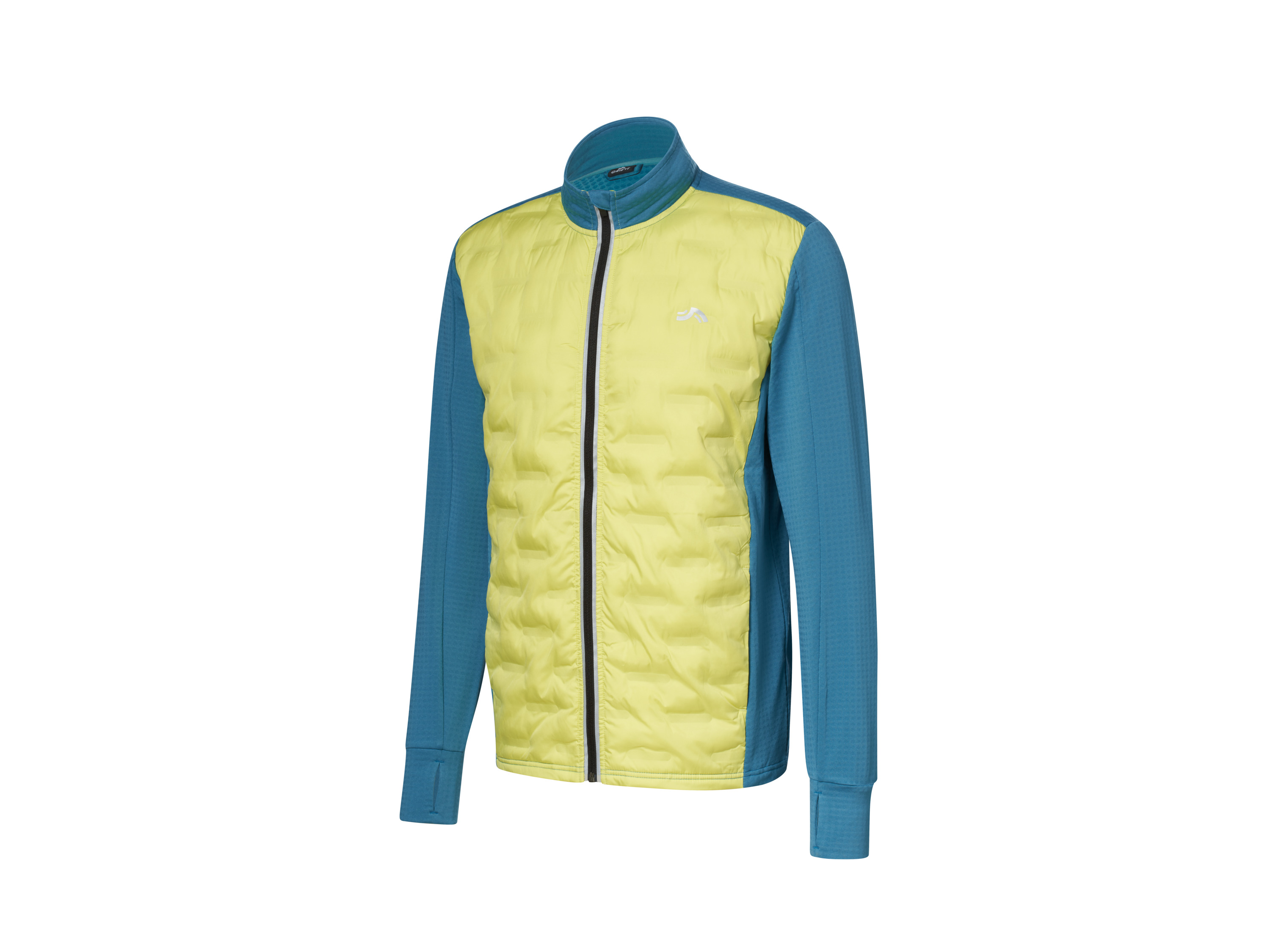 CRIVIT Herren Hybridjacke Thermo Laufen (Grün, XL(56/58))““ | Strick: Polyester recycelt, 5 % Elasthan Lycra® Pflegehinweis: waschen bei max. 40°C Pflegeleicht nicht bleichen schonende Trocknung im Wäschetrockner bei max. 60°C nicht bügeln nicht trockenreinigen Größe: S 44/46 – XL 56/58 Meine Lidl-Größe – so einfach gehts Deine Größe findest du in der Lidl-Größentabelle . Oeko-Tex® Standard 100 Geprüft auf Schadstoffe Zertifizierungsnummer: Sh020 223423 Testex Standard 100 by Oeko-Tex® ist die weltweit bekannteste, unabhängige Zertifizierung schadstoffgeprüfter Textil- und Lederprodukte aller Art – vom Garn und den Stoffen bis hin zum gebrauchsfertigen Artikel. Das Label bestätigt