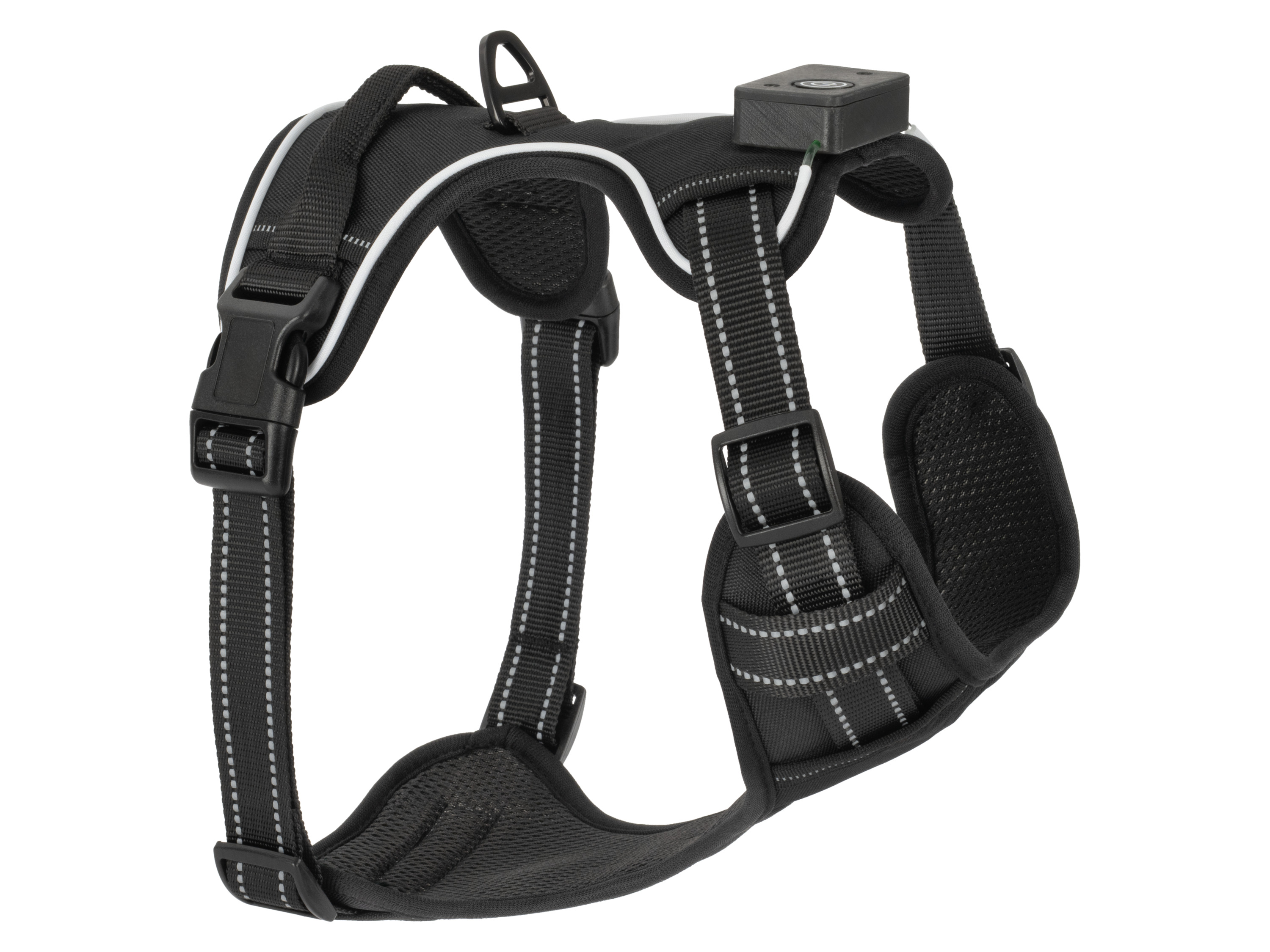 MAX & MILA'S WORLD Hundegeschirr mit LED (M)