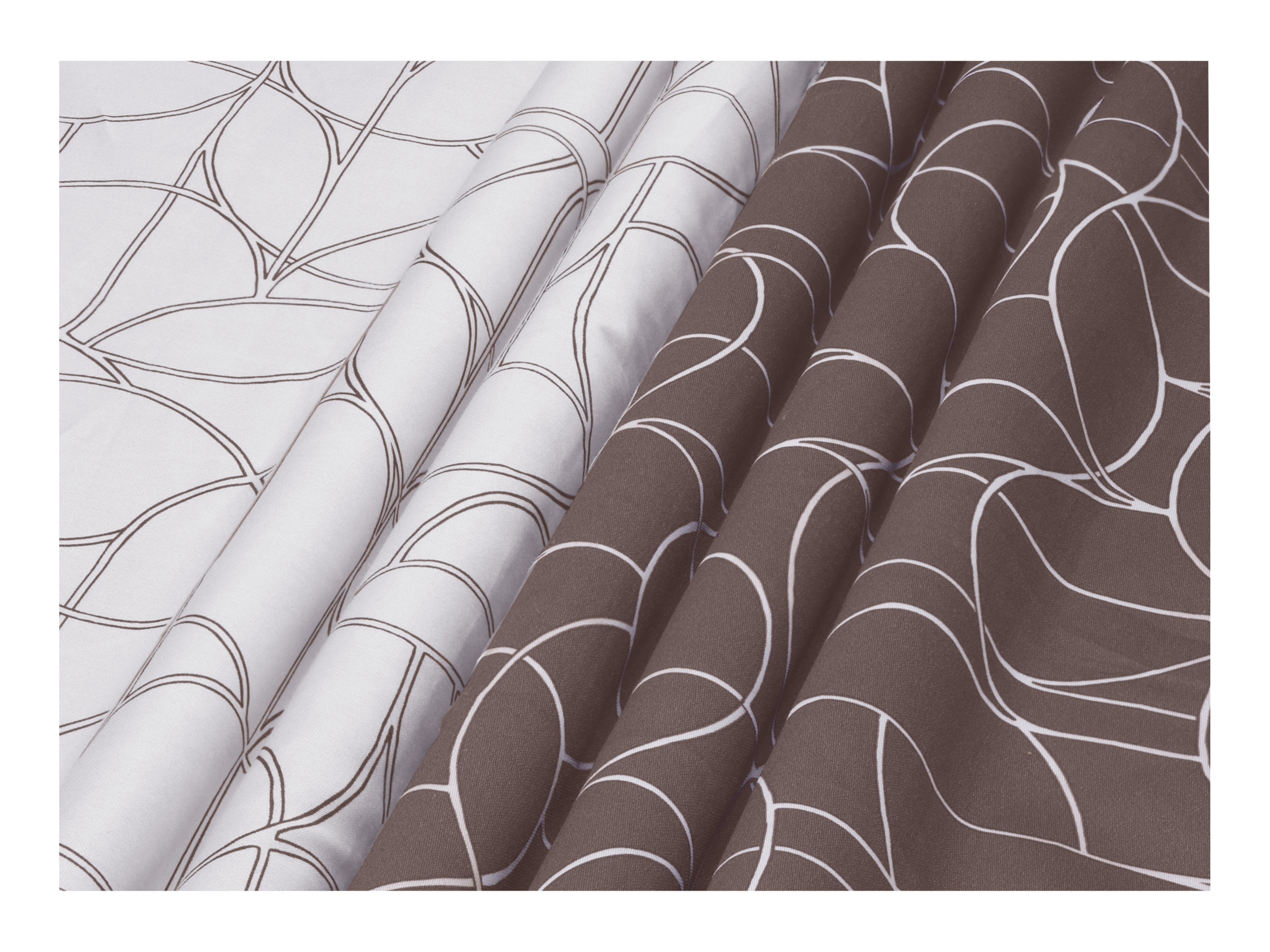 LIVARNO® Satin-Bettwäsche / Satin-Wendebettwäsche, 135 x 200 cm (Braun) – Bild 3 von 3