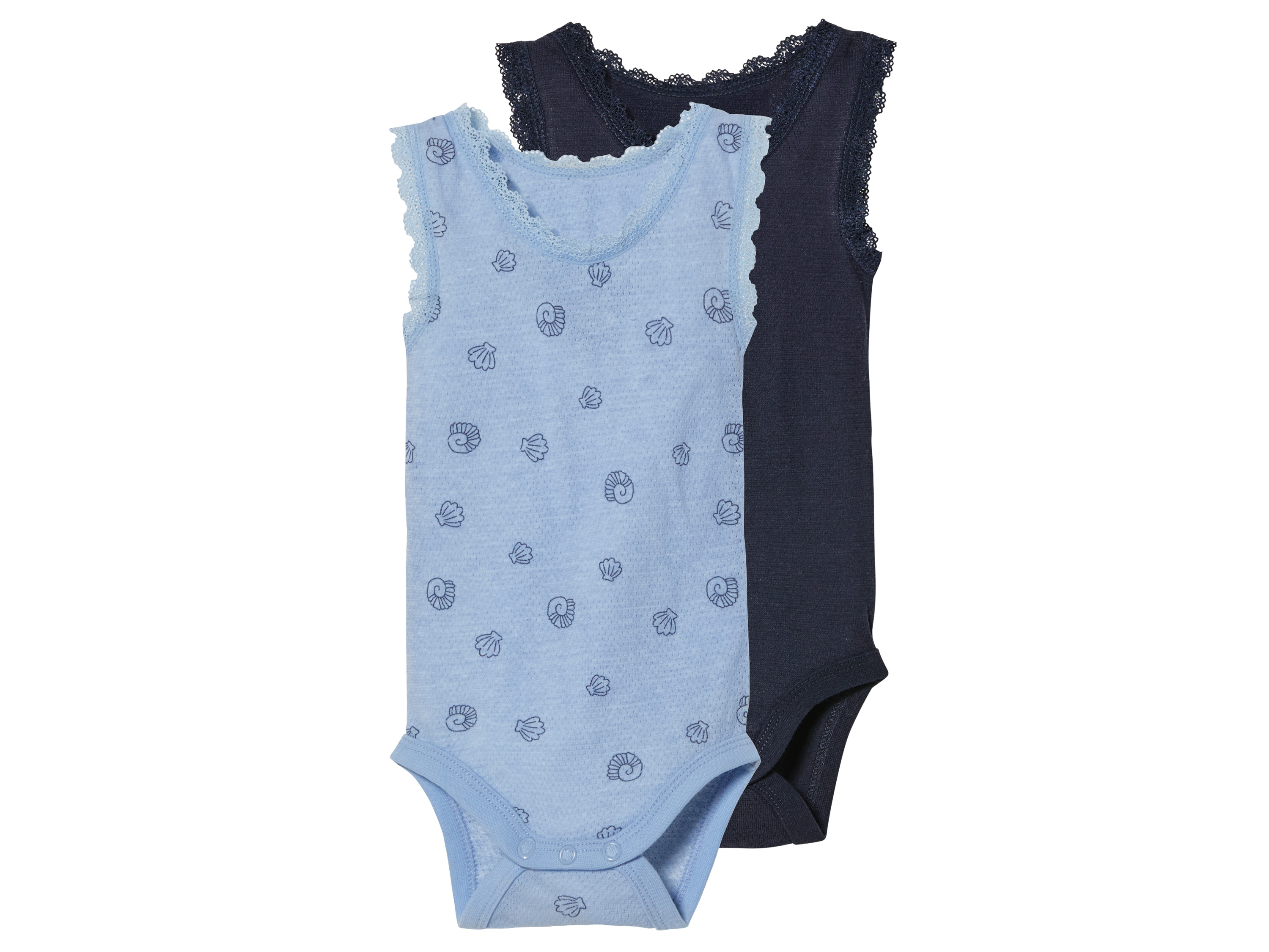 lupilu® Baby Bodies, 2 Stück (marine/blau, 74/80) | 04335633091535