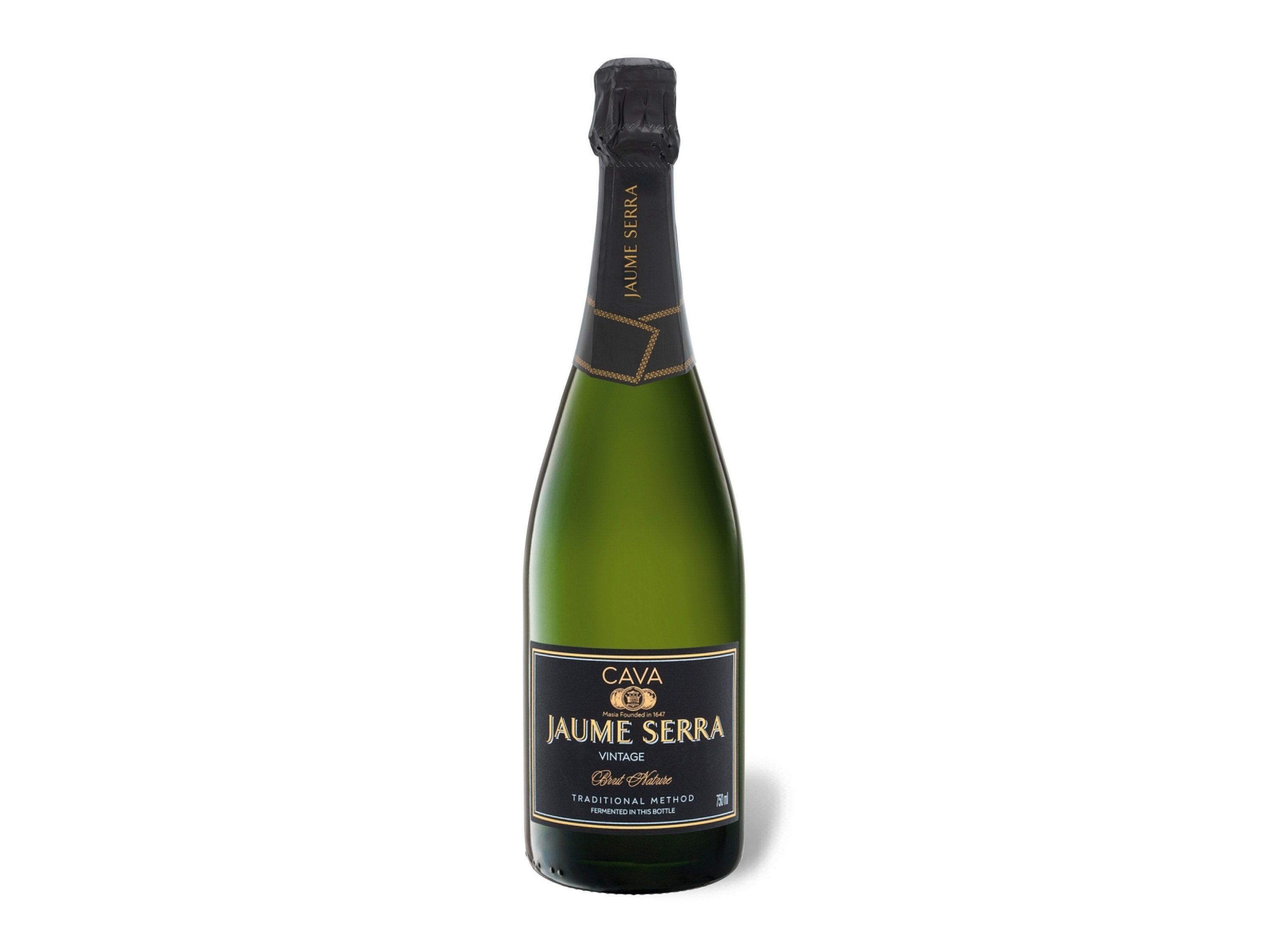 Lidl Wein-Angebot - Vintage Cava brut nature, Schaumwein 2022