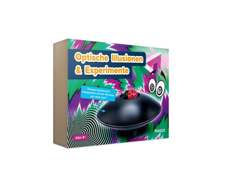 Franzis Optische Illusionen & Experimente Box, mit Miraskop und Marienkäfer.