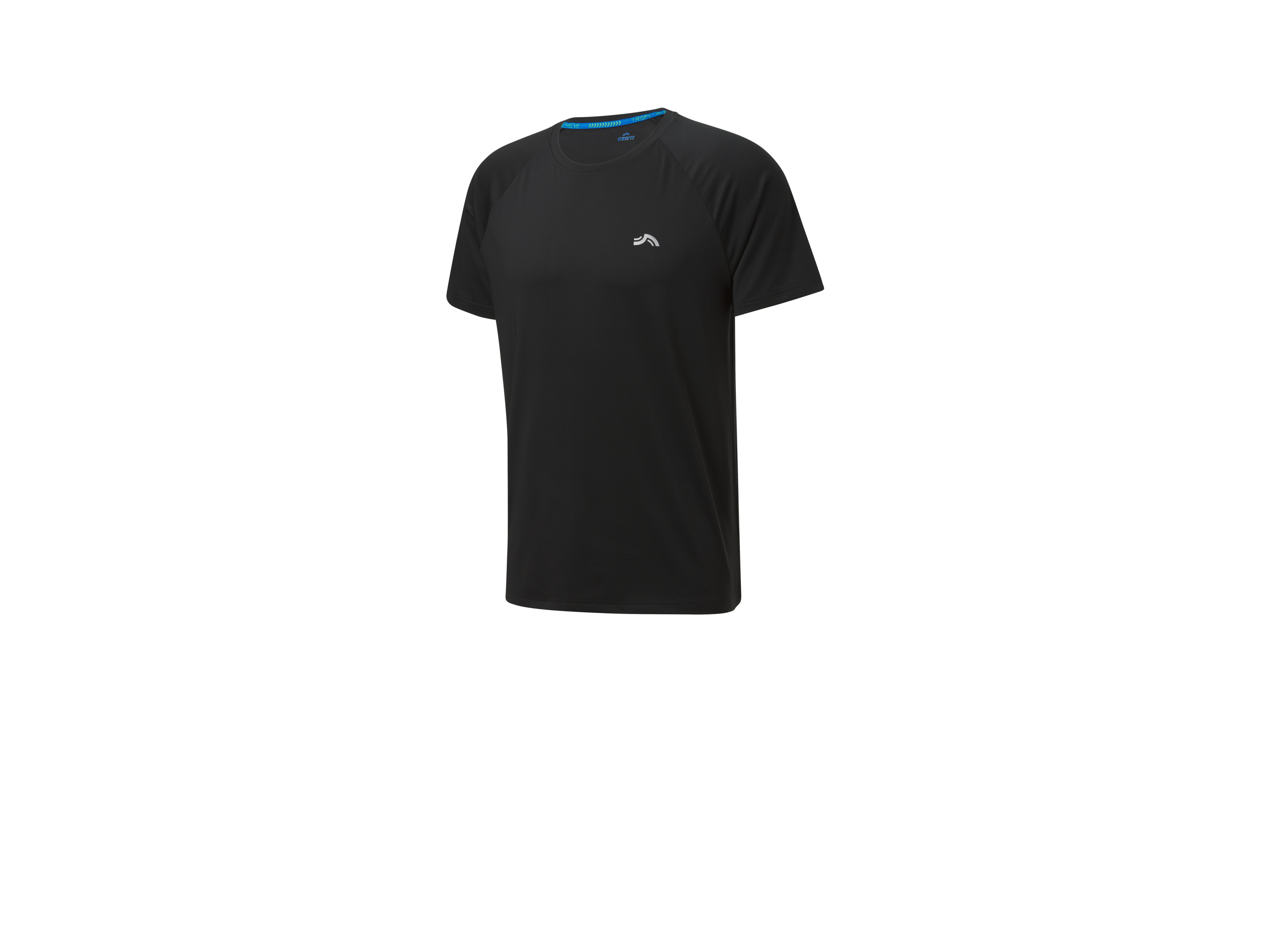 CRIVIT Herren Funktionsshirt (Schwarz, L (52/54))““ | schwarz Muster: – Detail: mit reflektierenden Deko-Elementen Funktion: schnelltrocknend und feuchtigkeitsableitend Schnitt: – Ausschnitt: Rundhalsausschnitt Material: Polyester recycelt, 10 % Elasthan Lycra® Pflegehinweis: waschen bei max. 40 °C Pflegeleicht nicht bleichen nicht im Wäschetrockner trocknen nicht bügeln nicht trockenreinigen Größe: S 44/46 – XL 56/58 Meine Lidl-Größe – so einfach gehts Deine Größe findest du in der Lidl-Größentabelle . Oeko-Tex® Standard 100 Geprüft auf Schadstoffe Zertifizierungsnummer: Hk020 189791 Testex Standard 100 by Oeko-Tex® ist die weltweit bekannteste, unabhängige Zertifizierung schadstoffgeprüfter Textil- und Lederprodukte aller Art – vom Garn und den Stoffen bis hin zum gebrauchsfertigen Artikel. Das Label bestätigt